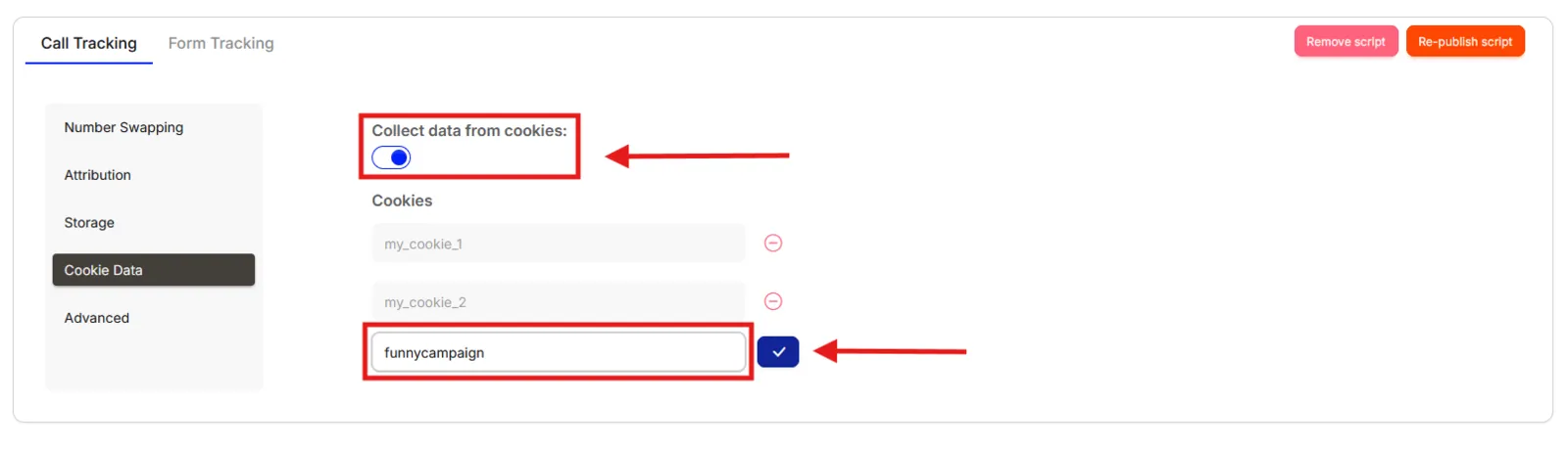 Click the blue tick button to add it.