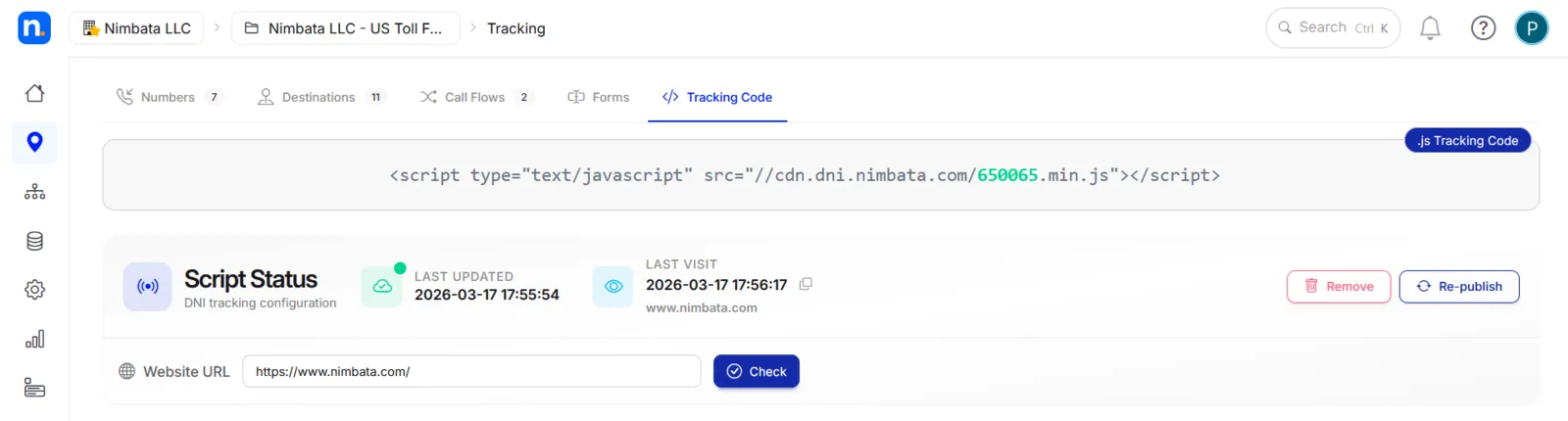 Manual HTML: paste the script as the last item just before the closing body tag on every page.